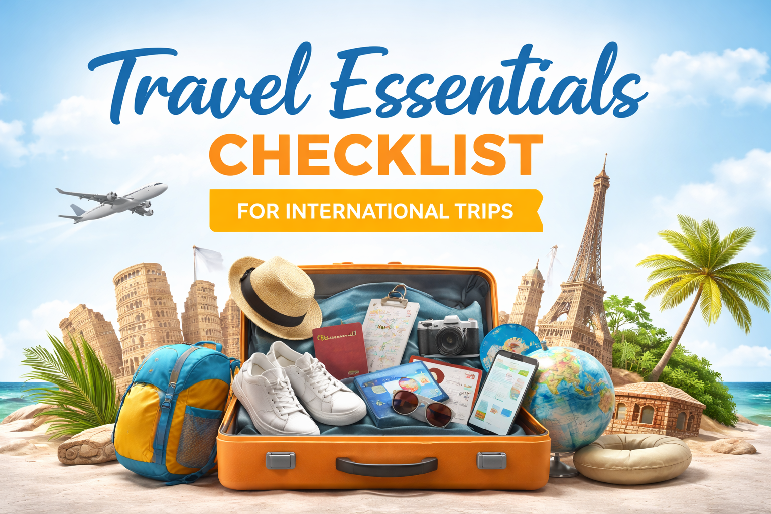 Travel Essentials Checklist for International Trips | Stay Connected Abroad